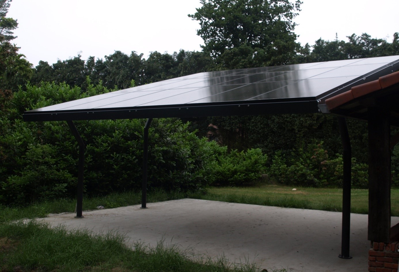 Ecotiv solar carport — Mol, Belgium